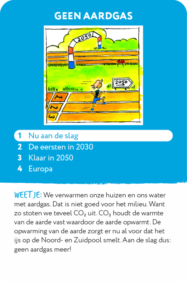 duurzaamheidskwartet geen aardgas
