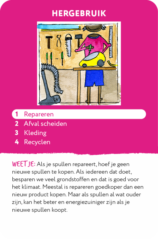 Duurzaamheidskwartet Hergebruik